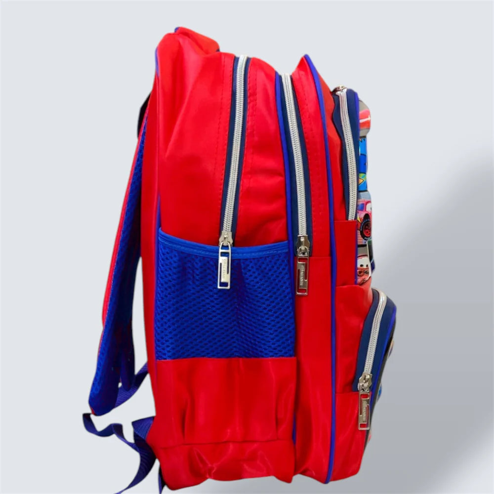 McQueen Car School Bag For Grade 4 & 5 MJ Toys