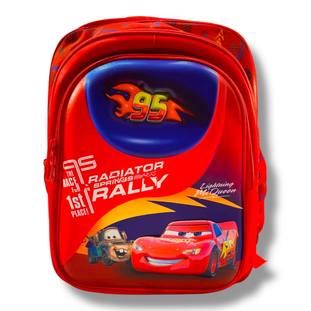 McQueen Car School Bag For Grade 5,6 & 7 MJ Toys