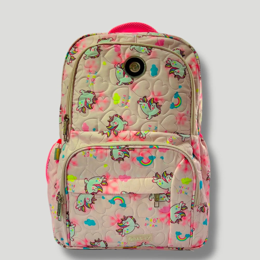 Pink Unicorn School Bag For Grade 6 to 10 MJ Toys