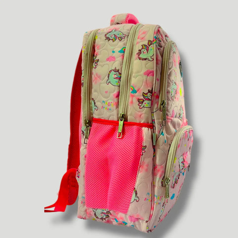 Pink Unicorn School Bag For Grade 6 to 10 MJ Toys