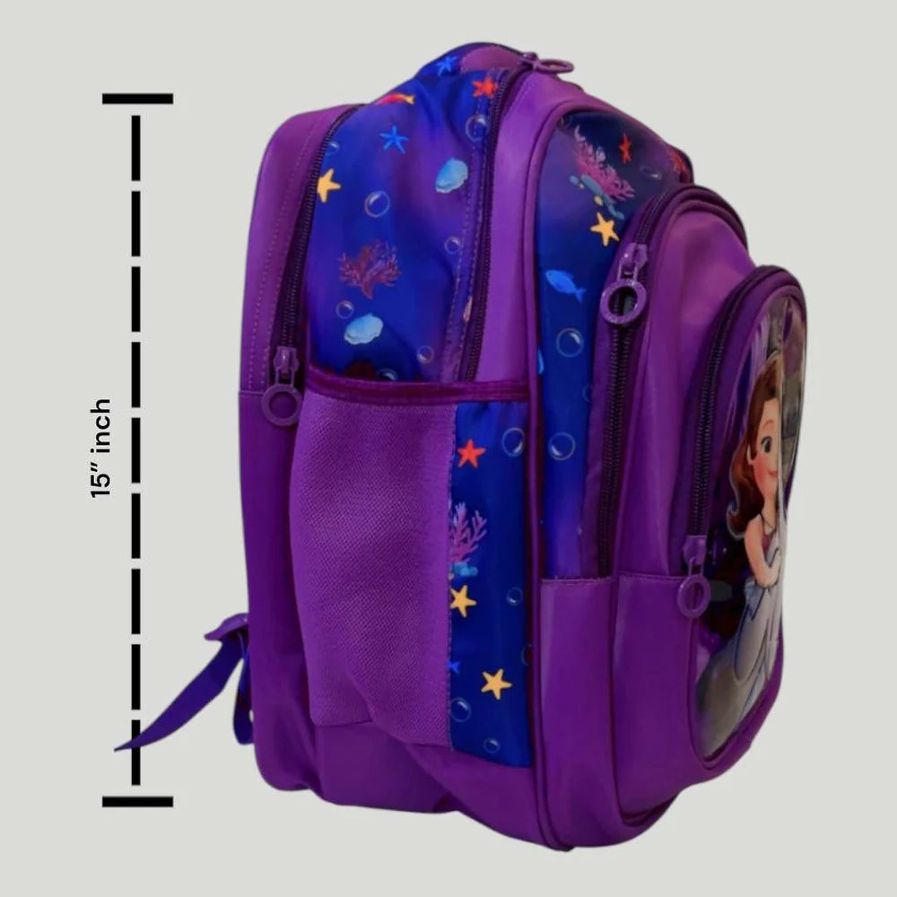 Sofia Princess School Bag For Grade KG & 1 MJ Toys
