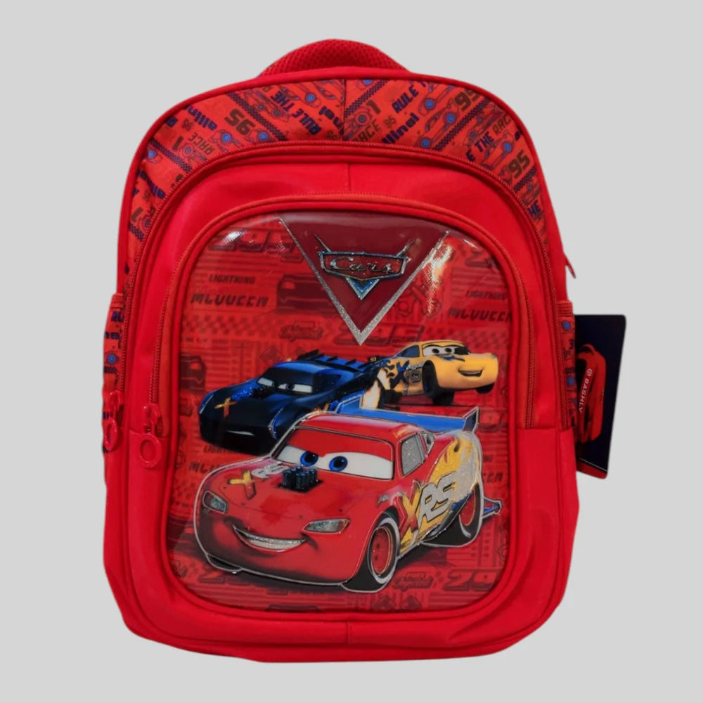 McQueen Car School Bag For Grade KG & 1 MJ Toys