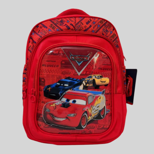 McQueen Car School Bag For Grade KG & 1 MJ Toys