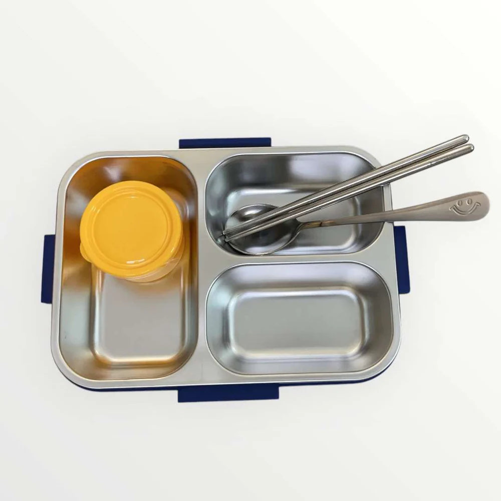 Dino 750ML stainless Metal Lunch Box By Vest MJ Toys