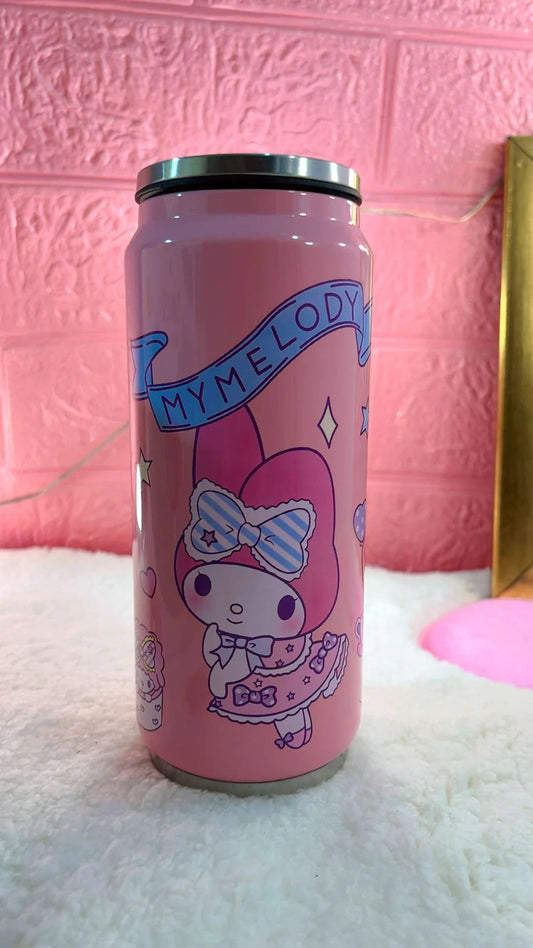 350ml Stainless Steel Cane Style Water Bottle – Insulated Hot & Cold Flask MJ Toys