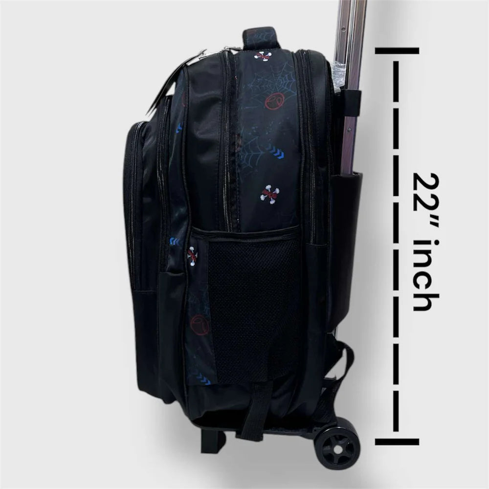 Spiderman SmartRoll 22" Detachable Trolley School Bag-Grade 4 to 8 MJ Toys