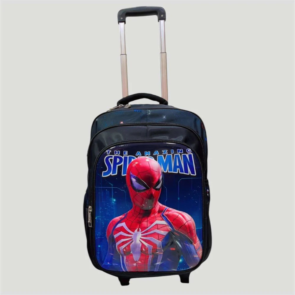 Spiderman SmartRoll 22" Detachable Trolley School Bag-Grade 4 to 8 MJ Toys