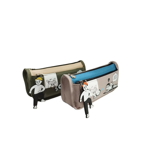 I'M SO GOOD Two Zipper Geometry Bag For Kids Boys MJ Toys