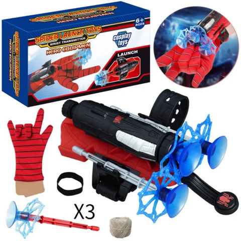 Spiderman Web Shooter Glove - Superhero Costume Toy MJ Toys