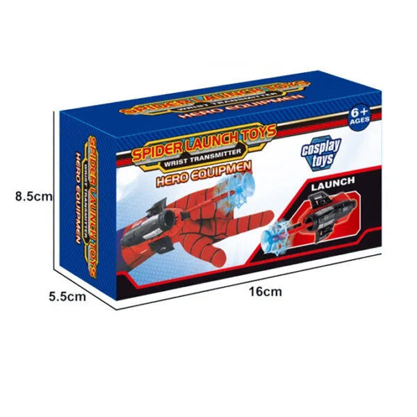 Spiderman Web Shooter Glove - Superhero Costume Toy MJ Toys