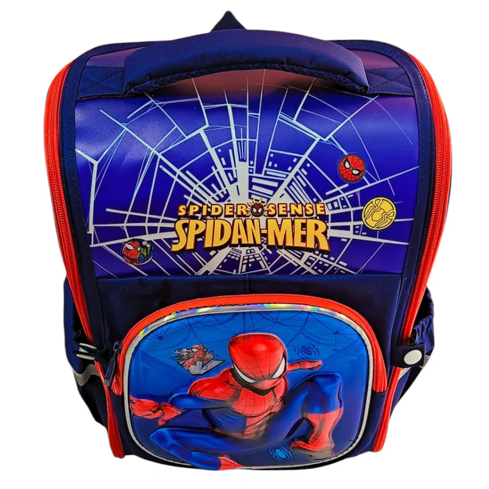 Spiderman 3D School Bag for Grade 1 & 2 MJ Toys
