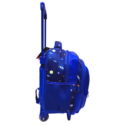 Spaceman School Trolley Bag for Kids Grade 1 & KG MJ Toys