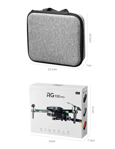 RG100 Pro HD Wifi Camera Drone with Obstacle Avoidance & Brushless Motors MJ Toys