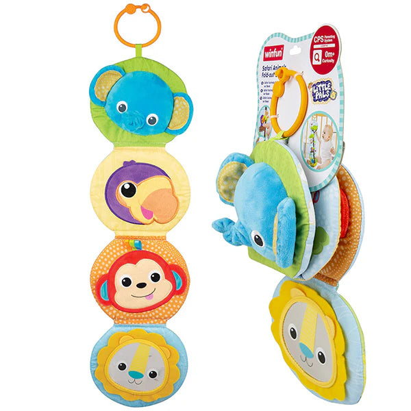 WinFun Safari Animals Fold out Book MJ Toys