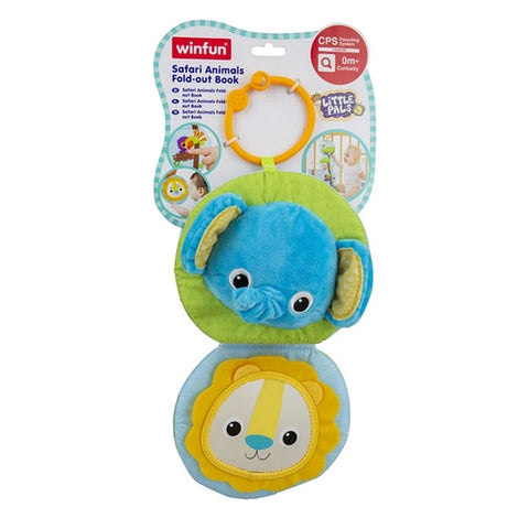 WinFun Safari Animals Fold out Book MJ Toys