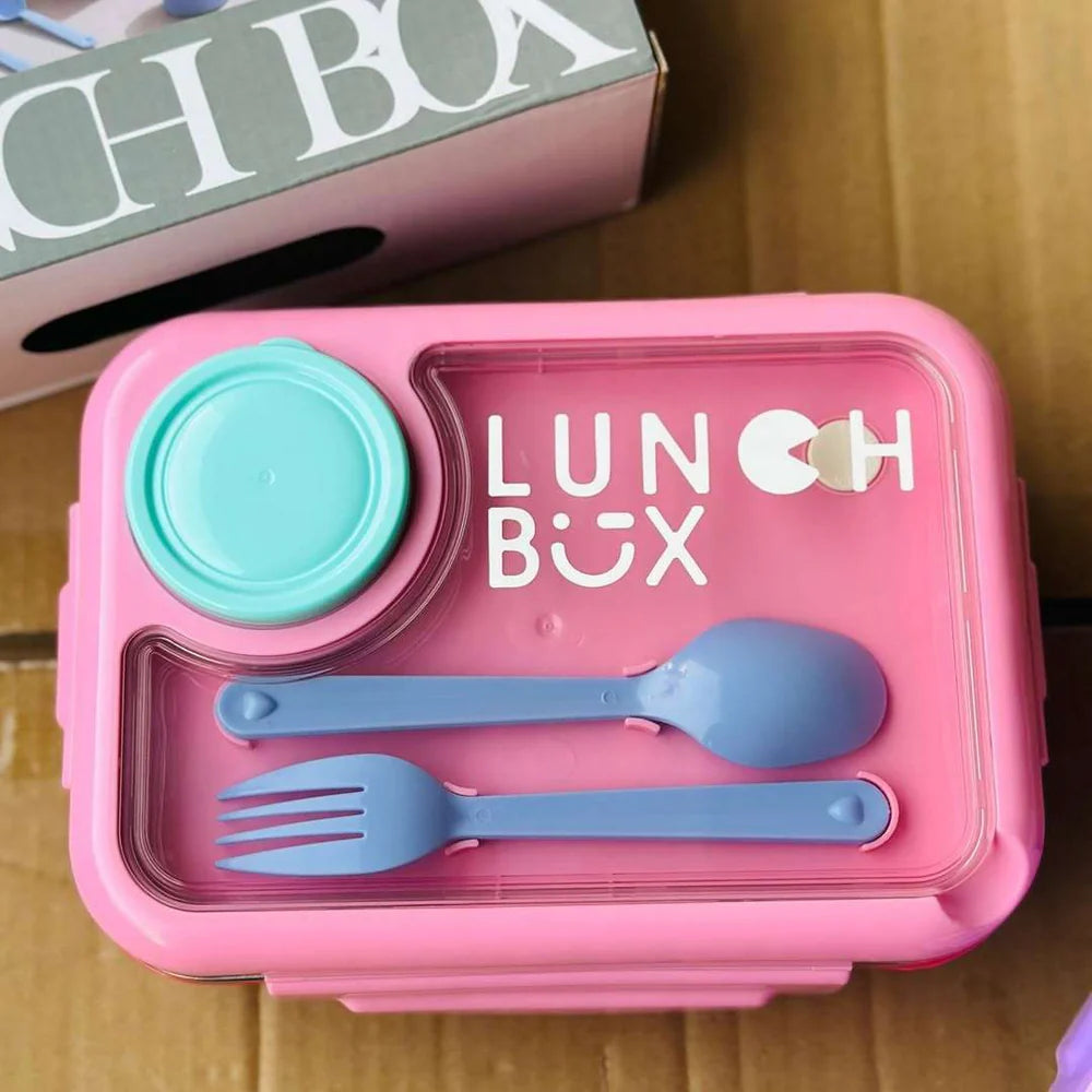 DURABLE & LEAK-PROOF STAINLESS STEEL LUNCH BOX MJ Toys