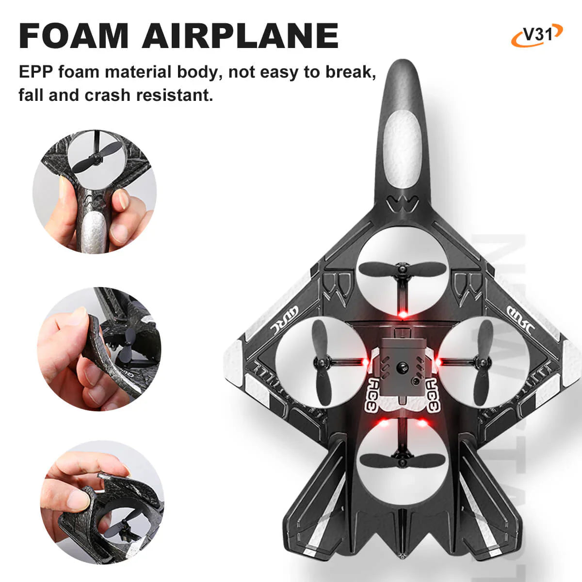 360 Rotate Hand Gestures Stunt Aircraft With Camera (no reviews yet) MJ Toys