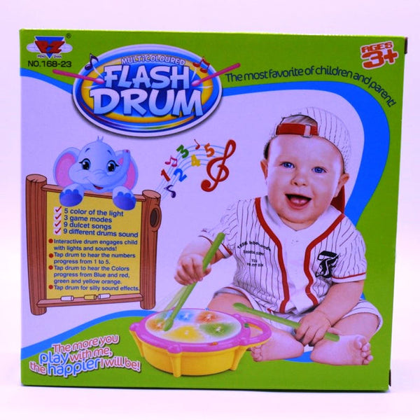 Multicolor Flash Drum with Light & Sound