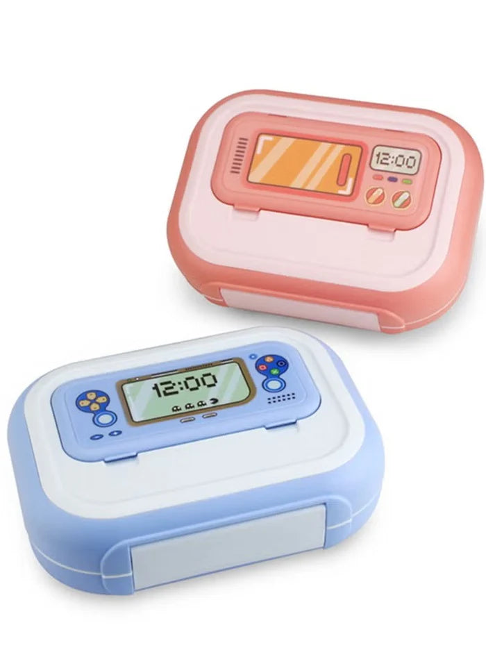 Leakproof Bento Lunch Box with 4 Compartments, Spoon & Fork for Kids, Adults, School, Work MJ Toys
