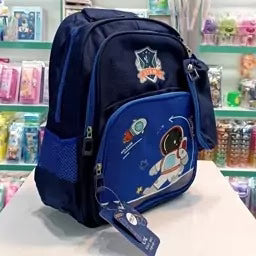 Kids Space School Bag with Matching Pouch – Durable, Stylish, Lightweight, Perfect for School MJ Toys