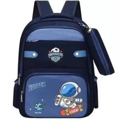 Kids Space School Bag with Matching Pouch – Durable, Stylish, Lightweight, Perfect for School MJ Toys