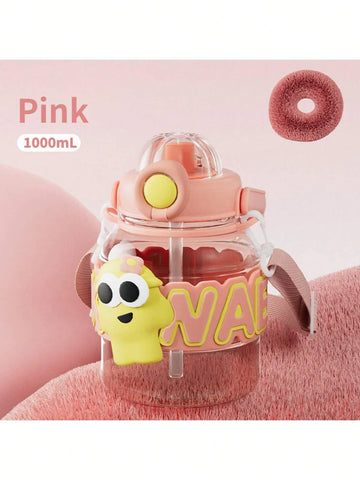 Magnum Large Capacity Plastic Straw Cup, Portable Water Bottle MJ Toys