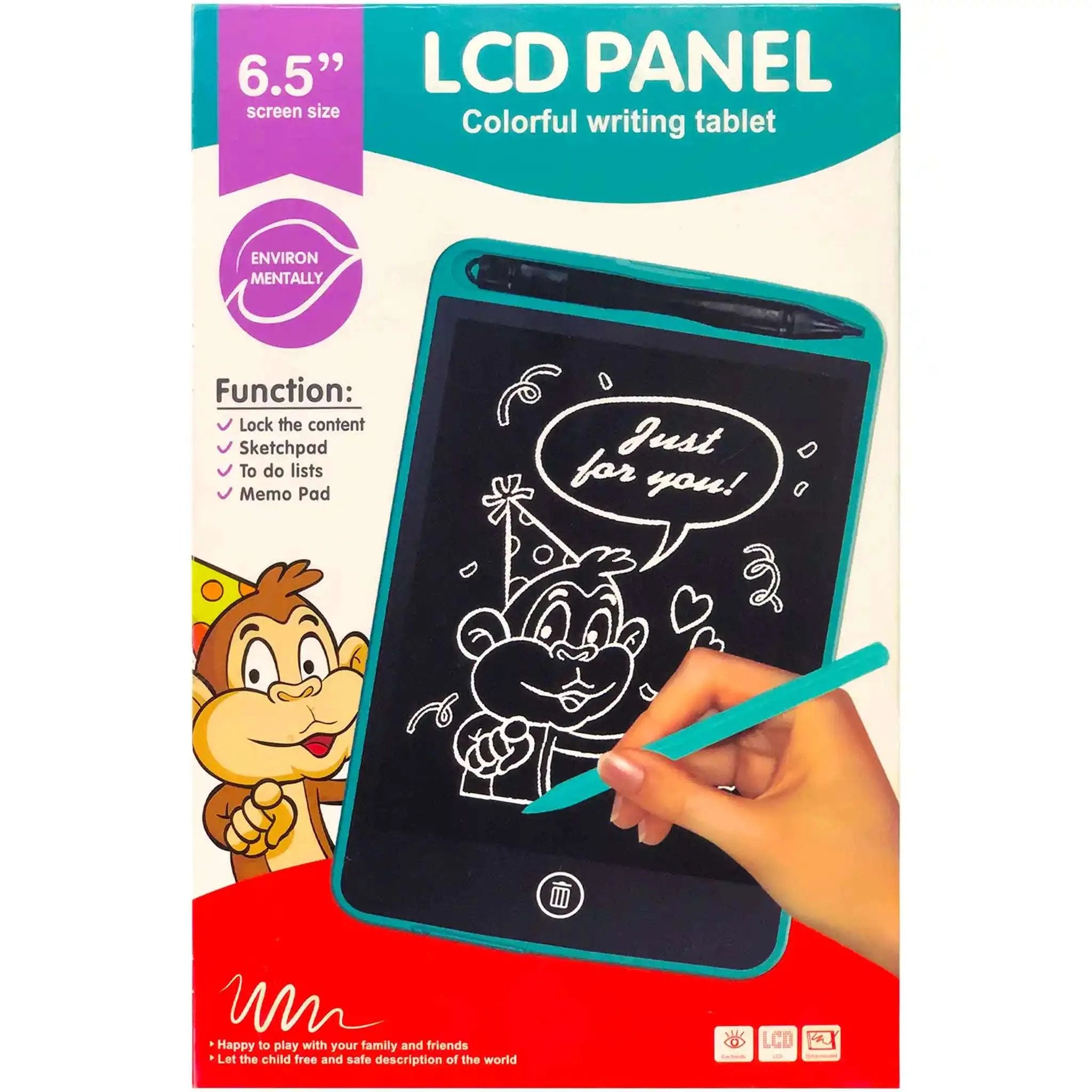 Colorful Writing Tablet for Kids MJ Toys
