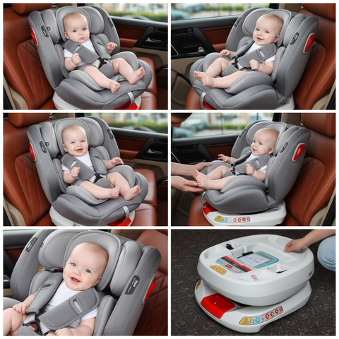 Baby Car Seat Multiple Views