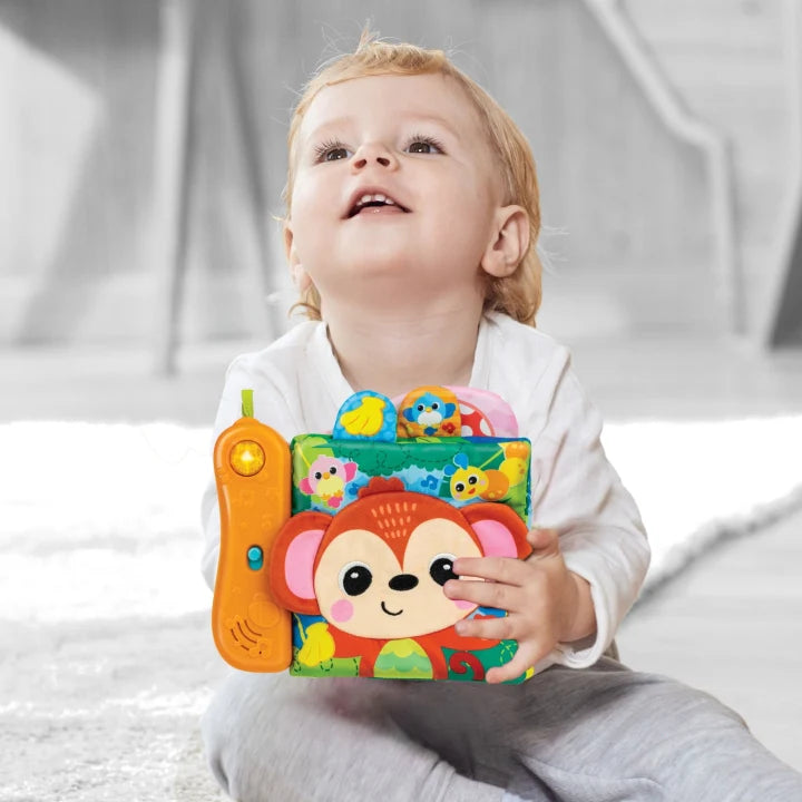 WinFun Jungle Animals Sensory Book MJ Toys