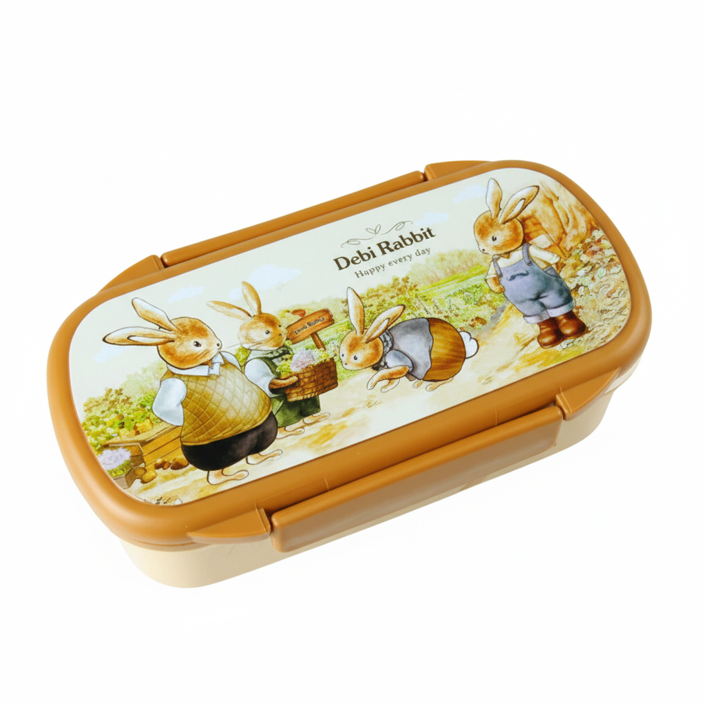 Debi Rabbit lunch box top view