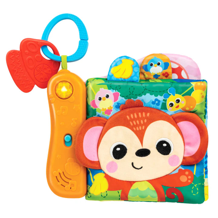 WinFun Jungle Animals Sensory Book MJ Toys