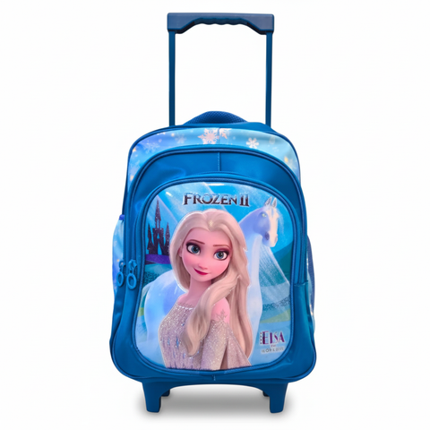 Elsa Theme School Trolley Bag for Grade KG and 1 MJ Toys