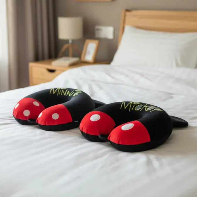 Mickey & Minnie Mouse Travel Neck Pillow AL Karam Toys