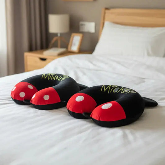 Mickey & Minnie Mouse Travel Neck Pillow AL Karam Toys