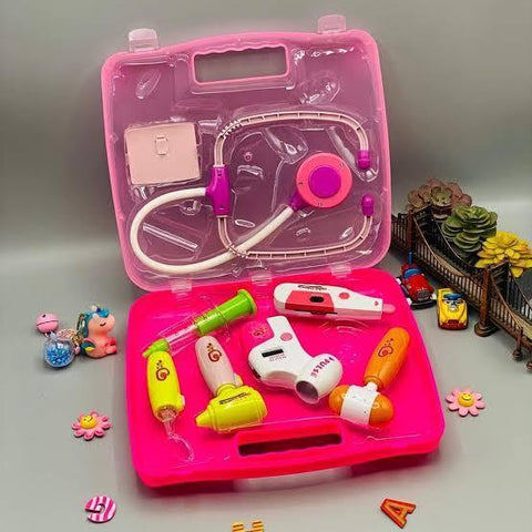 My Family Doctor Set - 8 Piece Medical Play Kit MJ Toys
