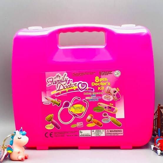 My Family Doctor Set - 8 Piece Medical Play Kit MJ Toys