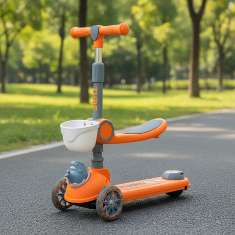 Orange Scooter - Park