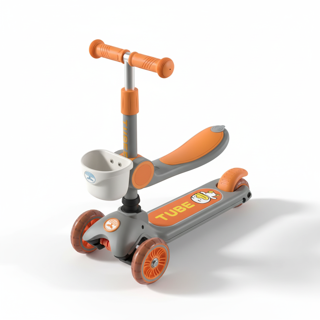 Orange Scooter - Studio