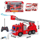 Realistic Remote Control Fire Truck with Water Canon