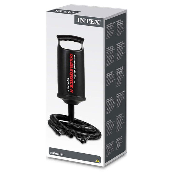 Intex 68614 Double Quick Air Pump - Buy 14" Black Pump Online