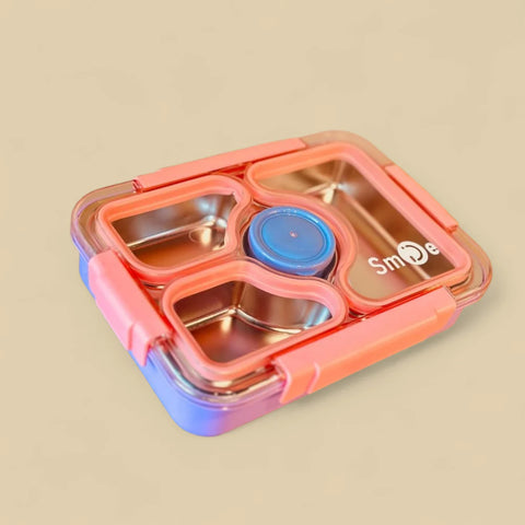 Smile Bento Stainless Steel Lunch Box MJ Toys