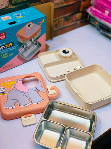Baby Elephant Bento Lunch Box(Stainless Steel) MJ Toys
