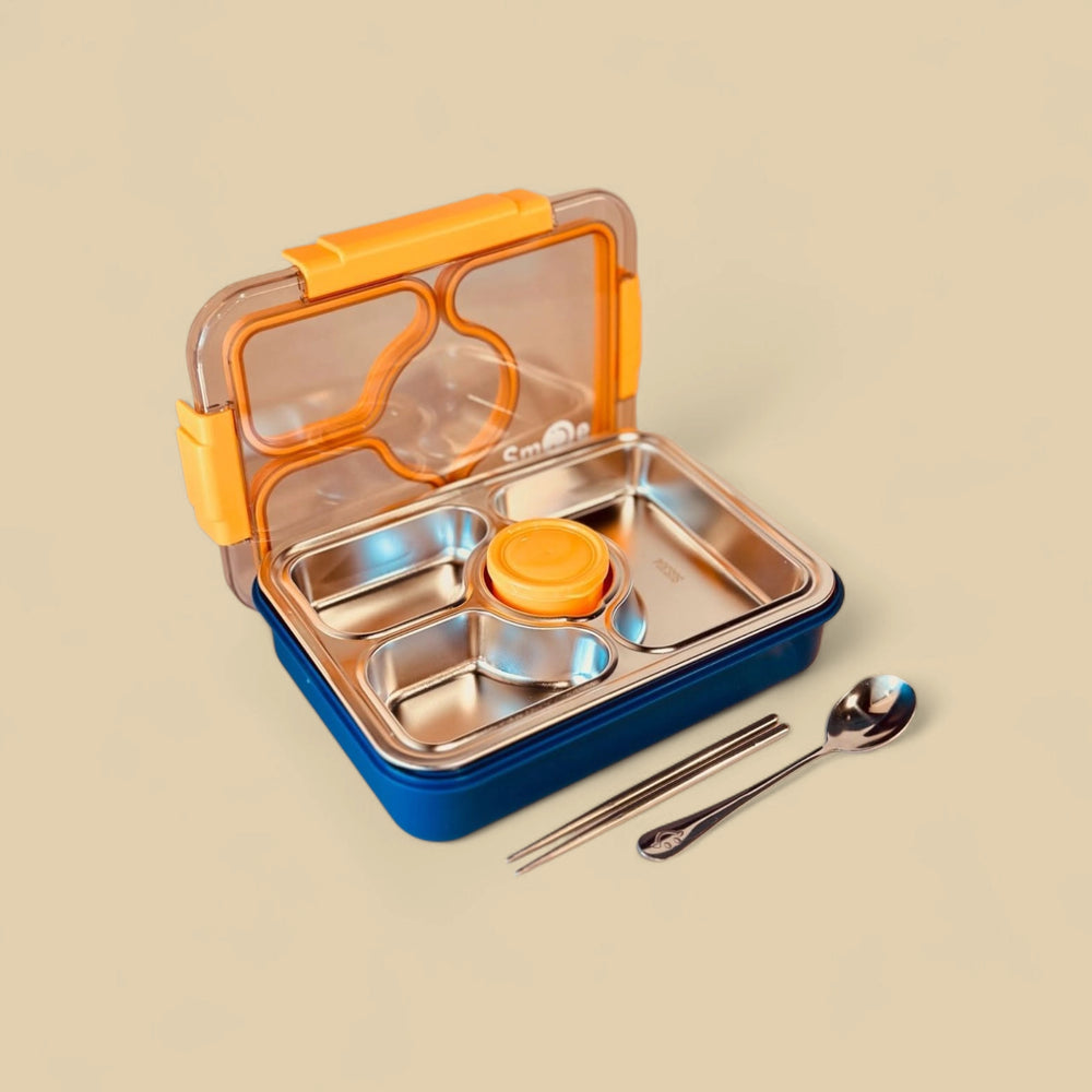 Smile Bento Stainless Steel Lunch Box MJ Toys