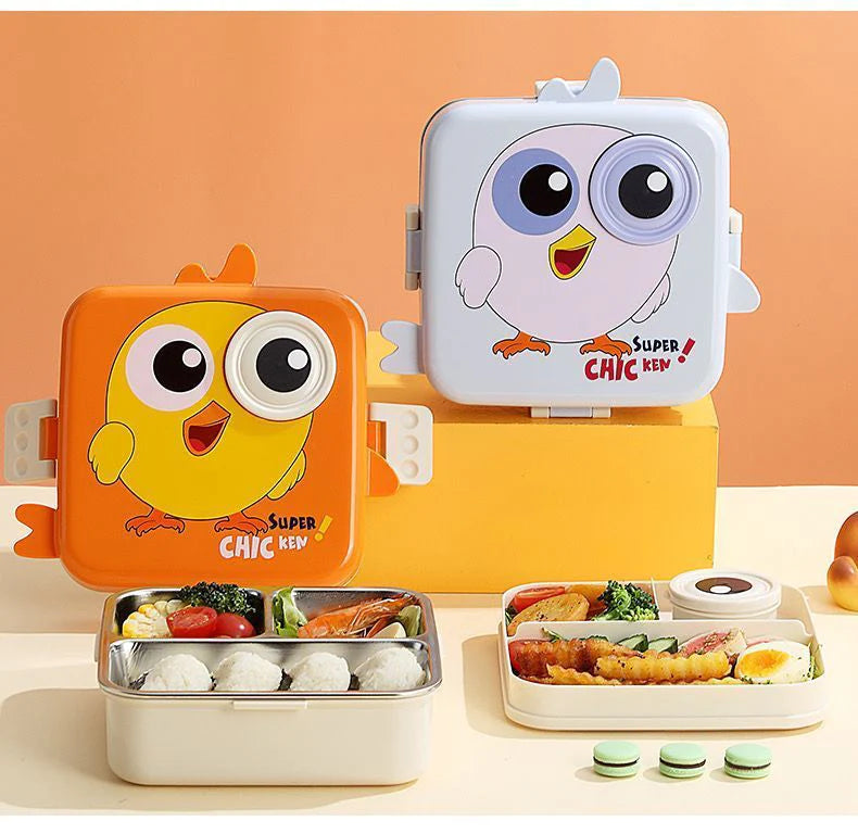 Chick Bento Lunch Box (Stainless Steel) MJ Toys