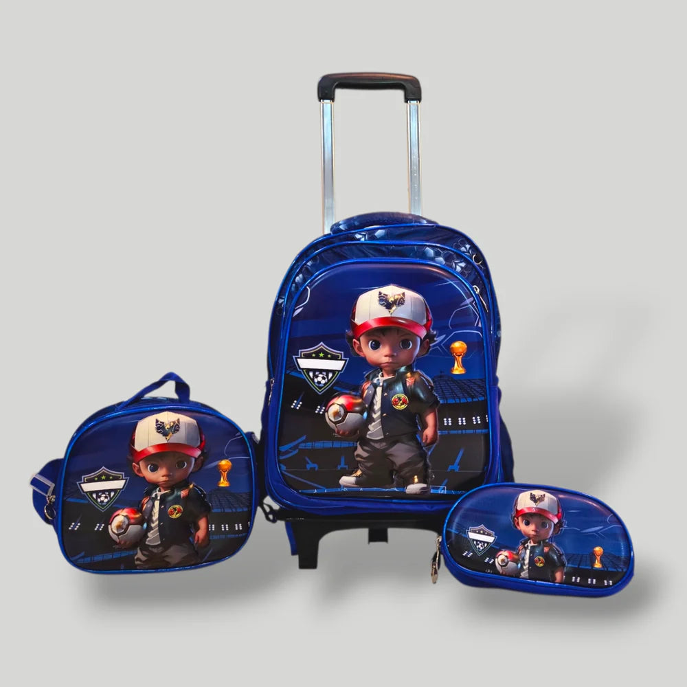 Pokemon School Trolley Bag for Grade 1 to 3 MJ Toys