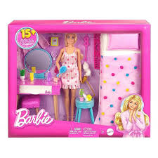 Barbie Doll And Bedroom Playset HPT55