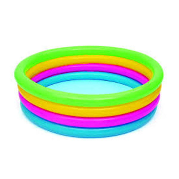 Bestway 4 Ring Rainbow Swimming Pool 51117