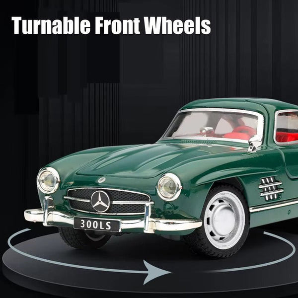 1:32 DieCast Mercedes Benz 300SL Gullwing Car with Opening Doors
