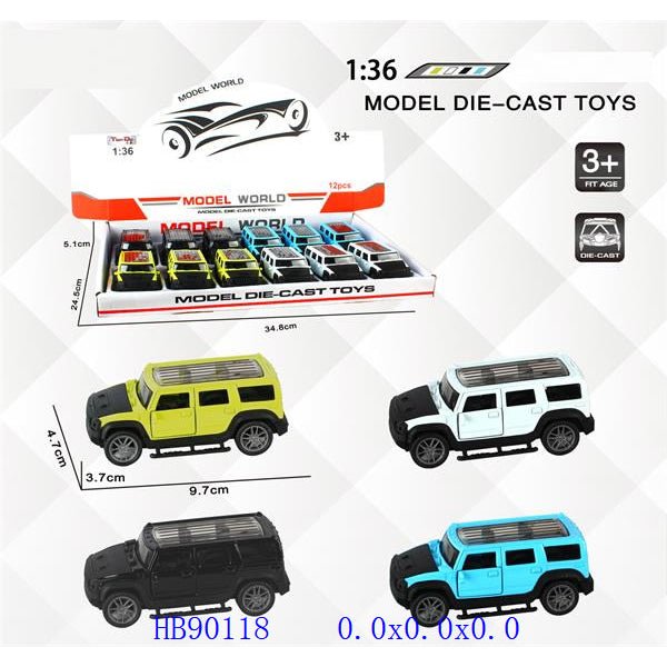 1:36 Model Die-Cast Car | 1 Pcs