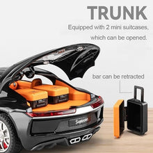 1:24 DieCast Bugatti Atlantic with Smoke Effect & Additional Briefcases
